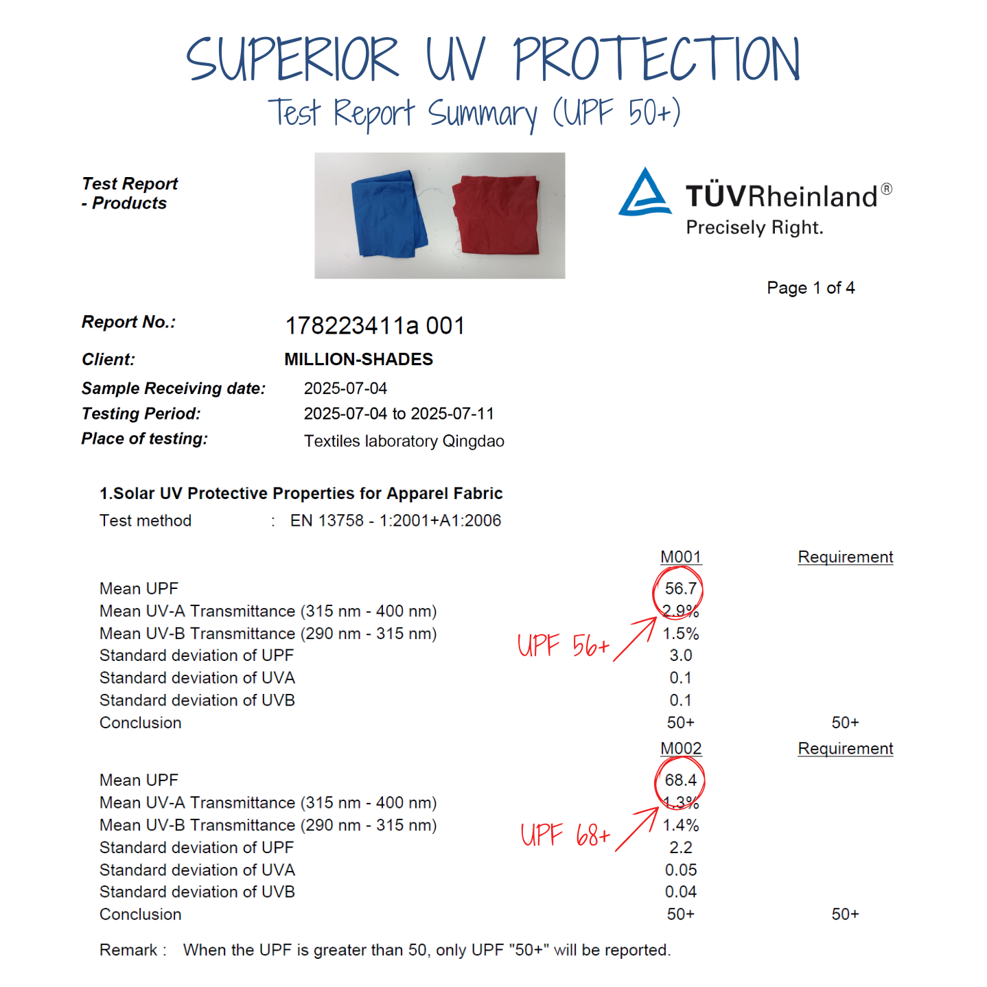 Grande Shade with Beach Blue Tones Canopy