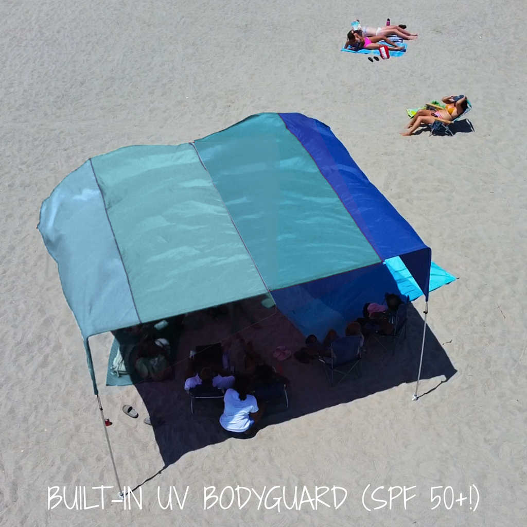 Shade with Beach Blue Canopy