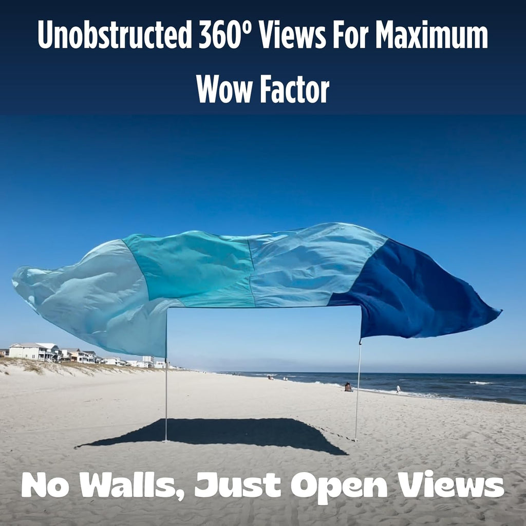 "Cozy" shade with "Beach Blue Tones" color palette.