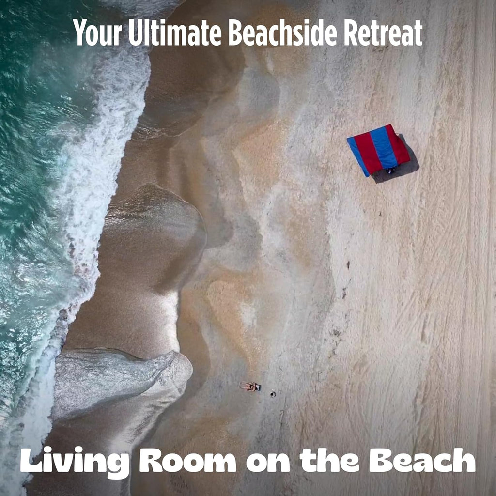 "Grande" shade with "Bold Blue and Red" color palette.