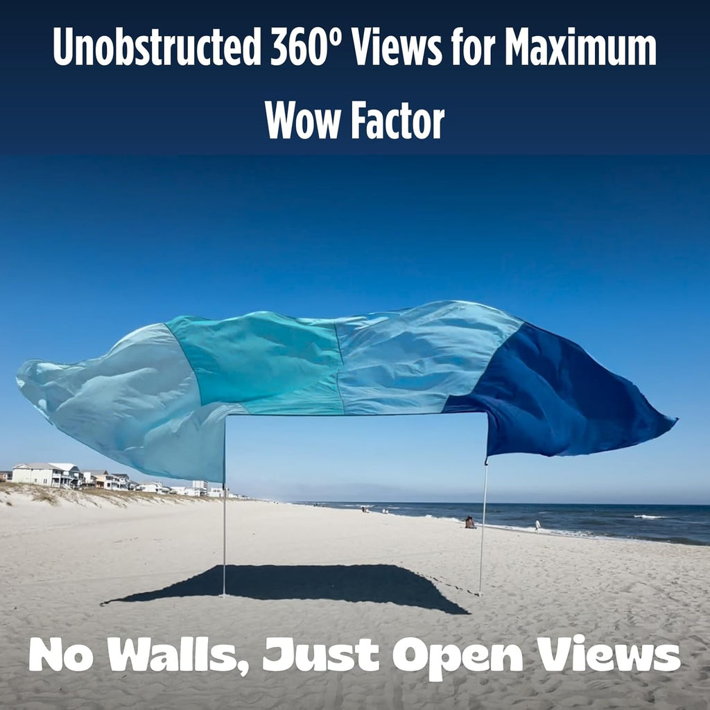 "Grande" shade with "Beach Blue Tones" color palette.