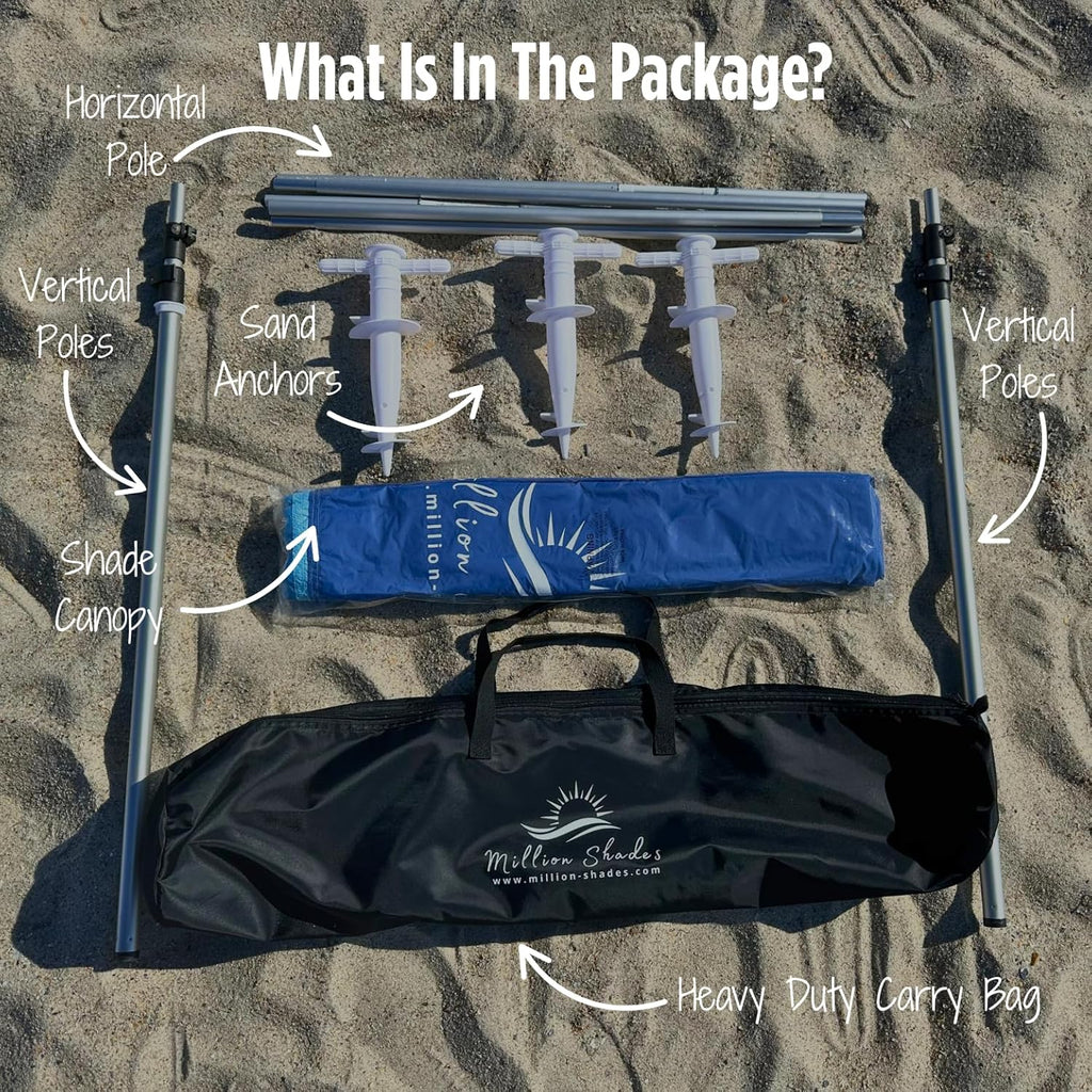 "Cozy" shade with "Beach Blue Tones" color palette.