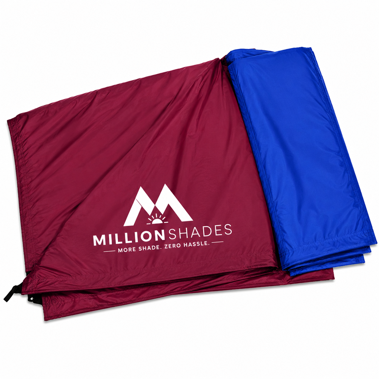 Shade Canopy – Cozy (8'x8' Bold Blue and Red)