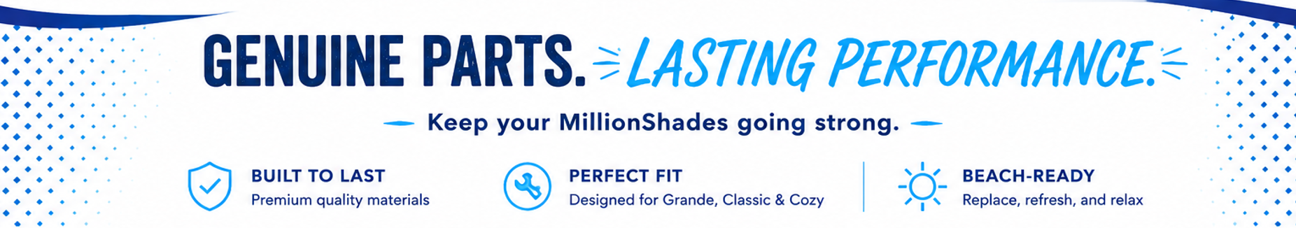 Beach shade feature banner
