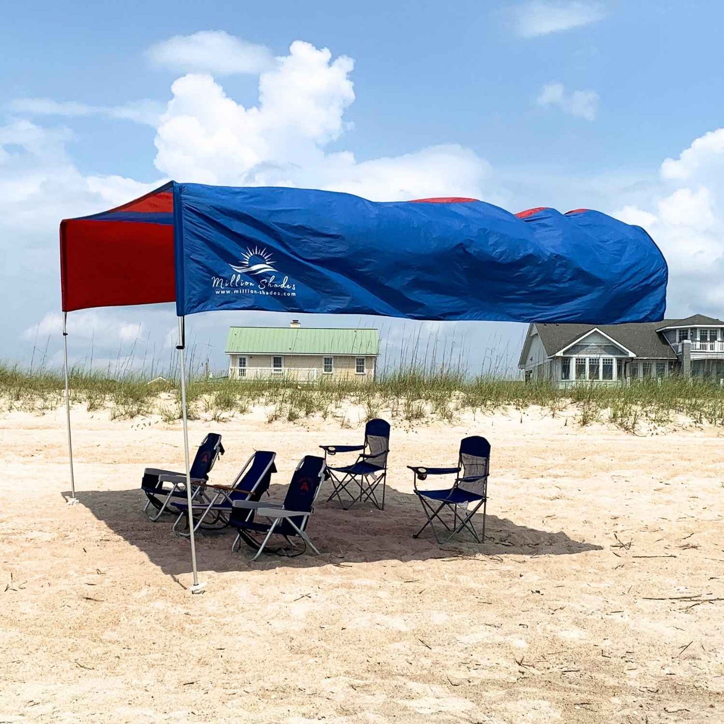 Ultimate Flying Beach Shade | UPF 50+ Sun Protection | Sun Shade Beach Canopy with Lightweight, Easy Setup & 360° Views